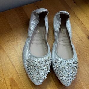 Tao yimei ballerina flats metallic size 38 nwot